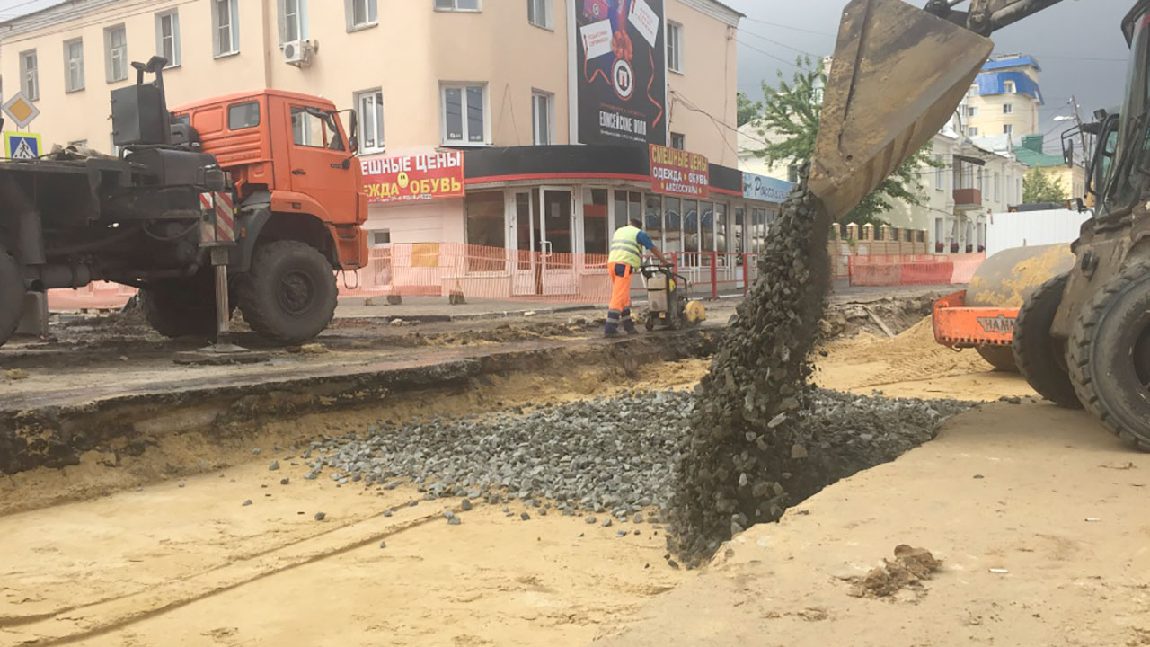 «Квадра» завершила третий этап перекладки тепломагистрали на улице Советской в Тамбове