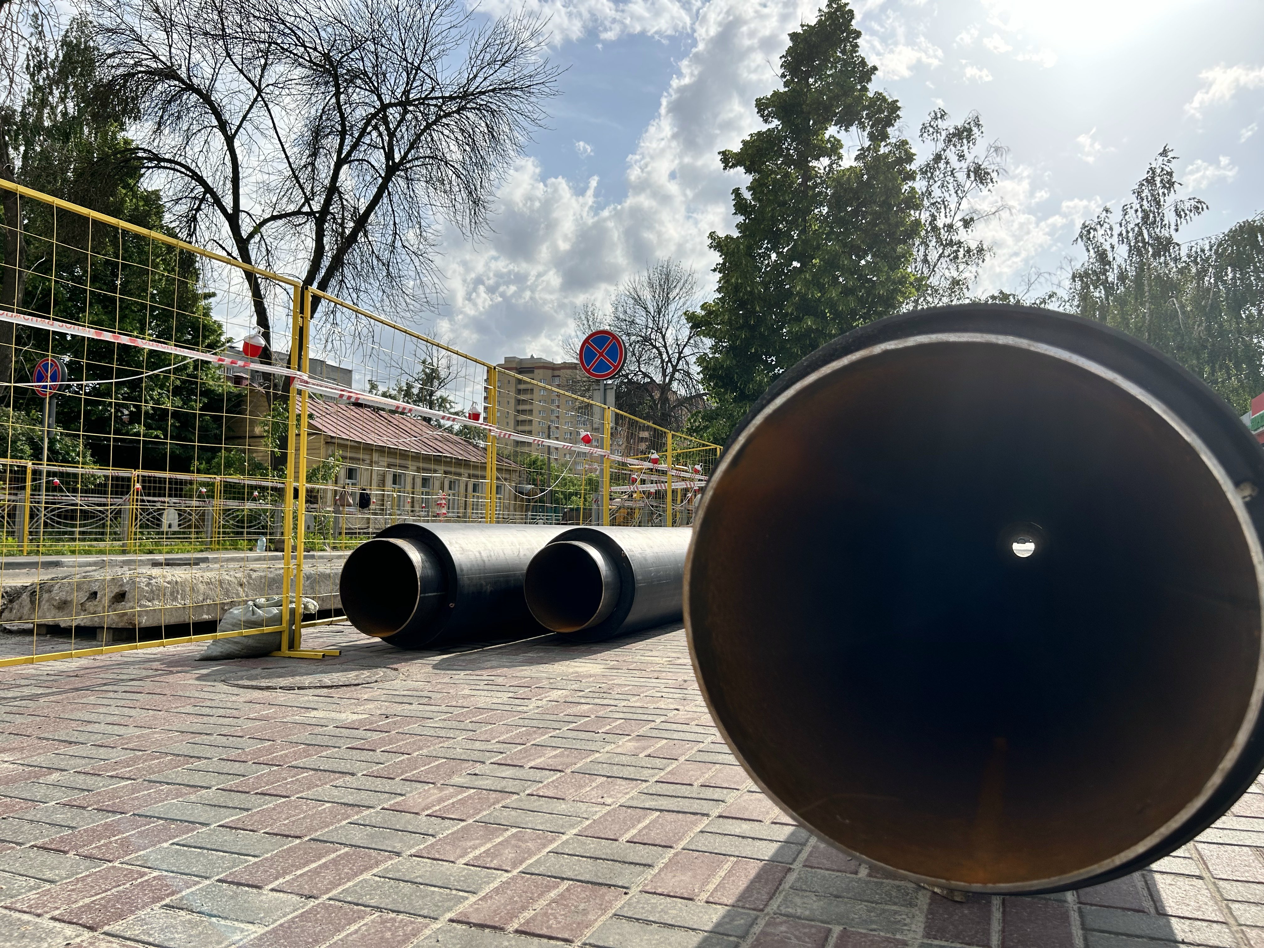 Квадра приступает к модернизации участка теплосети по ул. Мичуринской в Тамбове