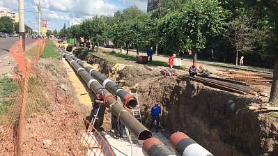 «Квадра» завершила перекладку двух участков тепломагистрали в северной части Тамбова